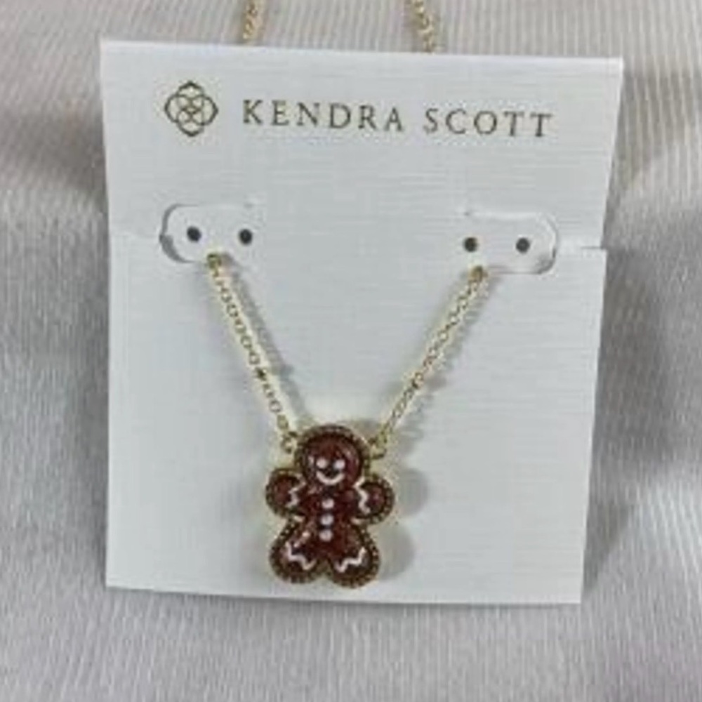 Kendra Scott Silver Gingerbread Necklace